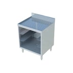 image of Sapphire Manufacturing SMBGR-242 Underbar Glass Rack Unit w/ Drainboard Top, Open Base