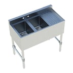 image of Sapphire Manufacturing SMBS-2R Underbar Sink Units