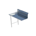 image of Sapphire Manufacturing SMCDT-96L 96" Clean Straight Dishtable w/ Left Table, 10.5" Backsplash