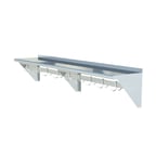 image of Sapphire Manufacturing SMWP-1572 Wall-Mounted with Pot Rack Overshelf