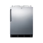 image of Summit SBC54OSBIADANK 24" 1 Tower Kegerator Dispenser, 5.5 cu. ft.