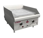 image of Southbend HDG-18 18" Countertop Thermostatic Gas Griddle, 1" Steel Plate, 30.000 BTU
