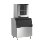 image of Scotsman FS1222A-32/B842S/KBT39 Air Cooled Flake 1100 lb Ice Machine with Bin, 778 lb Storage