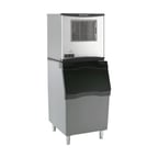 image of Scotsman NS0422A-1/B530P/KBT27 Air Cooled Nugget 420 lb Ice Machine with Bin, 536 lb Plastic