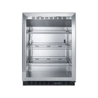 image of Summit SCR610BL Countertop Beverage Merchandiser Refrigerator in Black, 5.0 cu. ft.