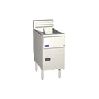 image of Pitco SE14X 15" Floor Model Electric Full Pot Fryer w/ 50-Lb. Capacity, 2 Twin or 1 Full Baskets