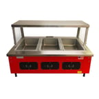 image of SecoSelect SU2 Countertop Food Pan Warmer w/ (2) 12"x20" Pan Openings, Electronic Control