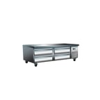 image of Serv-Ware CB72-HC 74" 4 Drawers Refrigerated Chef Base, 11 cu. ft.