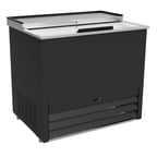 image of Serv-Ware GFR36 36" Black Glass Froster, 4.50 cu. ft.