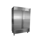 image of Serv-Ware RF2-HC 54" 2-Section Solid Door Reach-In Freezer, Bottom Mount, 49 cu. ft.