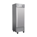 image of Serv-Ware RR1-19-HC 26" 1-Section Reach-In Refrigerator, Aluminum Interior, 19 cu. ft.