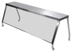 image of Serv-Ware SG3-1 Single-Sided Sneeze Guard, 44"W x 10-3/5"D x 20"H