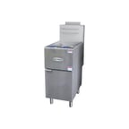 image of Serv-Ware SGF-40L 15" Floor Model LP Gas Full Pot Fryer, 40 lbs, 90.000 BTU