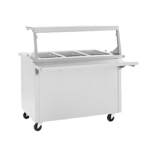 image of Delfield SH-6 96" Shelleyglas® Hot Food Serving Counter, (6) Wells with Understorage