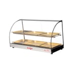 image of Skyfood FWD2-33-6P 33" Food Warmer Display Case with Double Shelf, (6) Pans