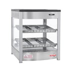 image of Skyfood FWD2S6P 18"  Steam Line Food Warmer Display Case with Double Shelf,  (6) Pans