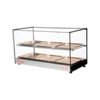 image of Skyfood FWDS2-33-6P 33" Food Warmer Display Case with Double Shelf, (6) Pans