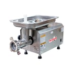image of Skyfood PSE-32HD SS Countertop Electric Meat Grinder, Stainless Steel Cylinder, #32 HUB, 3 hp
