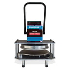 image of Somerset SDP-750D 18" Manual Pizza Dough Press, Heated Upper Platen