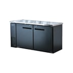 image of Spartan Refrig SBBB-60 60" 2 Section Back Bar Cooler with Solid Door