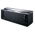 image of Spartan Refrig SBC-95 95" Bottle Cooler w/ 3 Slide Top Lids, Adjustable Dividers, 27.5 cu. ft.