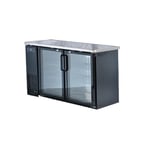image of Spartan Refrig SGBBB-48 48" 2 Section Back Bar Cooler with Glass Door
