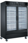 image of Spartan Refrig SGM49 52" 2-Section Merchandiser Refrigerator with Glass Door, 48 cu. ft.