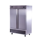 image of Spartan Refrig STF-47 54" Two Section Solid Door Reach-In Freezer, Bottom Mount, 48 cu. ft.