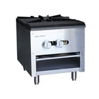 image of Serv-Ware SSSP-1 Gas Stock Pot Range w/ (1) Two Ring Burner, 18" W X 24"D, 110.000 BTU