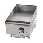 image of Star 615MF 15" Countertop Manual Gas Griddle, 1" Steel Plate, 28.300 BTU