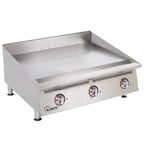 image of Star 836TCHSA 36" Countertop Gas Griddle, Snap-Action Thermostat, 1" Chrome Plate, 90.000 BTU
