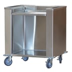 image of Steril-Sil LWR-203 Mobile Cantilever Glass Rack Lowerator for 20" x 20" Glass Racks