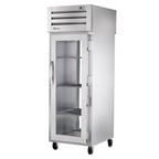 image of True STG1R-1G-HC 27" One Section Reach-In Refrigerator w/ Glass Door, Top Mount, Stainless Steel Front-Aluminum Sides