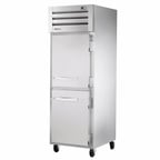 image of True STG1R-2HS-HC 27" One Section Reach-In Refrigerator w/ 2 Solid Half Door, Top Mount, Stainless Steel Front-Aluminum Sides