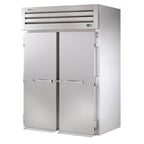 image of True STG2RRI-2S 68" Two Section Roll-In Refrigerator w/ 2 Solid Doors, Stainless Steel Front-Aluminum Sides