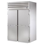 image of True STG2RRI89-2S 68" Two Section Roll-In Refrigerator w/ 2 Solid Doors, Stainless Steel Front-Aluminum Sides, 89"H