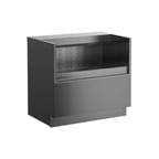 image of Structural Concepts CO3324R-FS 36" Horizontal Self-Service Open Air Merchandiser, Laminate Exterior, Self-Contained, Deck Only, Open Flat, w/ LED Lighting