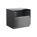 image of Structural Concepts CO33R-CH 36" Undercounter Self-Service Open Air Merchandiser, Laminate Exterior, Self-Contained, Deck Only, w/ LED Lighting
