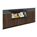 image of Structural Concepts CO4324R-CH 47" Undercounter Self-Service Open Air Merchandiser, Laminate Exterior, Self-Contained, Deck Only, w/ LED Lighting