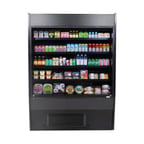 image of Structural Concepts HECO67R 71" Vertical Self-Service Open Air Merchandiser, Self-Contained, 4 Shelves, High Profile