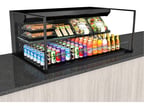 image of Structural Concepts NE7220RSSV 72" Reveal® Self-Service Refrigerated Slide In Counter Case, One Shelf, Glass Ends