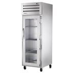 image of True STR1R-1G-HC 27" One Section Reach-In Refrigerator w/ Glass Door, Top Mount, Stainless Steel