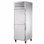 image of True STR1R-2HS-HC 27" One Section Reach-In Refrigerator w/ 2 Solid Half Doors, Top Mount, Stainless Steel