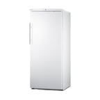 image of Summit AFM19W 30.5" Reversible Door Reach-In Freezer in White, Manual Defrost, 18.3 cu. ft