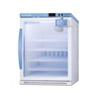 image of Accucold ARG61PVBIADADL2B 23" Glass Door Medical Undercounter Refrigerator, 6.0 cu. ft.