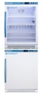 image of Accucold ARG6PV-AFZ5PVBIADASTACK Medical Freezer w/ Glass Door Refrigerator, 9.88 Cu Ft