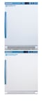 image of Summit ARS6PV-AFZ5PVBIADASTACK 57" Medical Freezer w/ Solid Door Refrigerator, 9.88 Cu Ft 