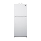 image of Summit BKRF1088W 23" Break Room Refrigerator-Freezer in White, 10.1 cu. ft.