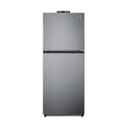 image of Summit BKRF1089PL 23" Break Room Refrigerator-Freezer, Black Interior-Stainless Steel Exterior, 10.1 cu. ft.