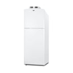 image of Summit BKRF14W 26" Break Room Reach-In Refrigerator Freezer in White, 13 cu. ft.